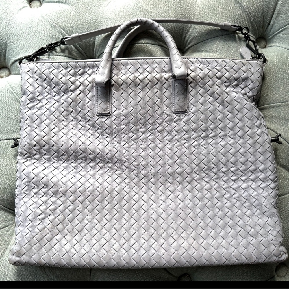Authentic Bottega Veneta Bag Lavender Grey